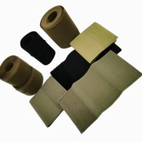 Service de couture personnalisé Bande élastique hautement extensible avec crochet et boucle à coudre sur la sangle Étiquette de logo Sangle de ceinture à crochet et boucle