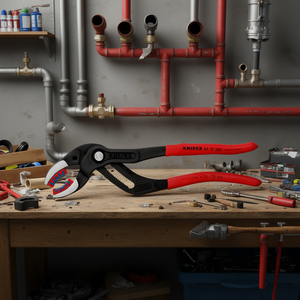 Clé à tuyau en acier au chrome-vanadium à mâchoires dentelées 10-75 mm pour la plomberie et l'utilisation mécanique - Product Image 2