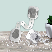 Serrures pour bébé Armoire de sécurité pour enfants Épreuvage Sûr rapide et facile 3M Adhésif Cabinet Tiroir Loquets de porte Sans vis Aimants