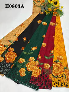 Henry Fabric Factory <span class=keywords><strong>Mango</strong></span> Series Poliéster Planta de dos extremos Crisantemo Impreso Tela para vestido - Product Image 2