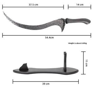 سلاح تنكري من لعبة إلدن رينج: سيف ميلينا القصير 1:1، سيف الرجل العجوز، نموذج سلاح للعب الأدوار، نصل غير مقطوع - Product Image 2