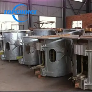 Efficient Melting Coreless Medium-Frequency Electric Induction Furnace for Cast Iron Stainless Steel Scrap