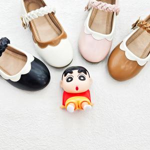 Scarpe da bambina, graziose scarpe da balletto Mary Jane, scarpe da bambola, antiscivolo, comode, leggere, piatte, primavera, estate, autunno, scarpe da principessa - Product Image 2