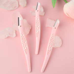 Maquinilla de afeitar para cejas al por mayor, maquinilla de afeitar facial para mujer, exfoliación de seguridad, herramienta de dermaplaning desechable portátil de una hoja - Product Image 2