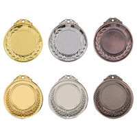 JP0219 Medallas y Trofeos Deportivos Personalizados de Aleación de Zinc Duraderos con Impresión UV