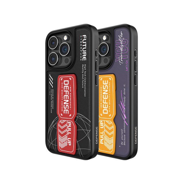Defense Thin Slim Silicone Wrist Strap Kickstand Case for iPhone 15 Vertical & Horizontal Stand Mobile Phone Case