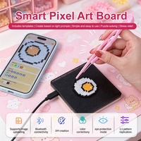 Tablero de Posicionamiento Inteligente con Múltiples Píxeles, Controlado por Aplicación, para Perlas de 2.6mm, Decoración de Escritorio para Aliviar el Estrés, Regalo Creativo para Adultos y Adolescentes