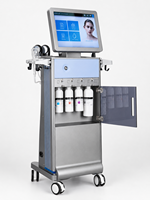 Appareil de beauté facial à l'hydrogène et à l'oxygène H2O2 de qualité supérieure, jet d'eau, hydrodermabrasion, appareil de lifting du visage, machine de soin de la peau