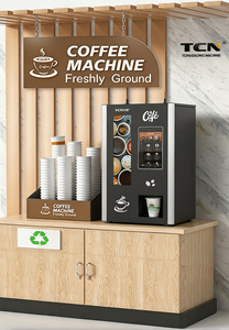 Wholesale Desktop <b>Fully</b> <b>Automatic</b> Small Vending <b>Machine</b> for <b>Coffee</b> Coin Operated Card Payment Touch Screen for Business - Product Image 2