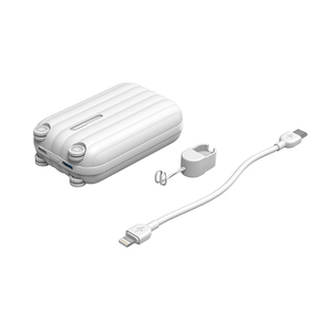 แบตเตอรี่สำรองขนาด 10000mAh 20W ชาร์จเร็ว พกพาสะดวก ดีไซน์เหมือนกระเป๋าเดินทาง ช่องเสียบ USB-C PD - Product Image 4