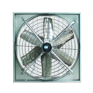 Kipas Angin Plafon BIG CUBIC 380V Bilah Baja Anti Karat untuk Pendinginan Udara Peternakan Sapi/Kandang Sapi dan Penggunaan Susu Susu yang Digantung - Product Image 2