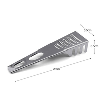 Outil de cuisine de marque Gemark en acier inoxydable écologique Pince à spaghetti Cuillère à pâtes Mesure de spaghetti Râpe à fromage