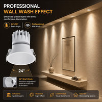 Foco LED Empotrable Antideslumbrante de Alta Calidad IP54 de 5W, 10W, 15W, 20W, Redondo, para Proyectos - ¡Venta Caliente!