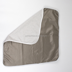 전도성 맞춤형 EMF 차단 담요 킹사이즈 은섬유 유기농 면 접지형 무정전기 스트레스 감소 담요 - Product Image 4