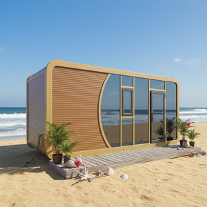 Maison-conteneur Liandong Yuzhou luxueuse de 5,8 mètres, design carré respirant, mobilier mobile, architecture personnalisée, vacances - Product Image 1