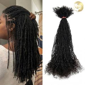 Extensiones de Cabello Humano Natural para Microlocs, Estilo Sisterlocks de Dos Centímetros, para Salones de Belleza en EE. UU. - Product Image 1