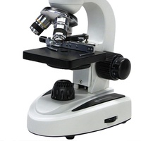 Microscope 2000x monocular straight tube with glass slide optical microscope science toy biology class