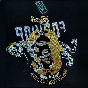 Adesivo Termoadesivo con Strass Lucidi a Forma di Tigre per Decorazione di Magliette e Giacche - Product Image 4