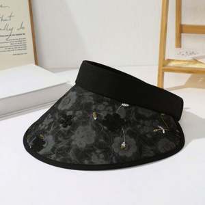 Gorra Deportiva Unisex al por Mayor, Estilo Chino, con Flores 3D, Hueca, Anti-UV, de Ala Ancha, Transpirable y Cómoda - Product Image 4