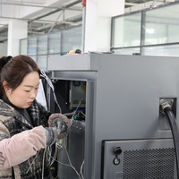 Cargador Público para Vehículos Eléctricos de 160kW con Pantalla LED Grande para Publicidad, CCS, GBT, NACS, Balanceo de Carga para Redes de Carga Públicas WrightCharge