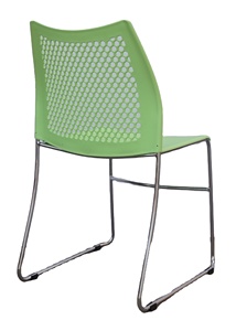 Mobilier <span class=keywords><strong>scolaire</strong></span> chaises d'école modernes en plastique de haute qualité taille personnalisée salle de classe adulte chaise d'école délicate cadre en acier AHL - Product Image 3
