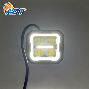 ไฟทำงานสำหรับรถบรรทุก ADT แบบสองสี ไฟตำแหน่งสีเหลืองอำพัน ไฟ DRL สีขาว ไฟเตือน พร้อมฝาครอบปรับแต่งได้ - Product Image 3