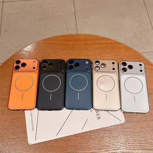 เคสโทรศัพท์มือถือแบบด้านสีดั้งเดิม แม่เหล็กดูดติด สำหรับ iPhone 17 16 15 pro max ป้องกันแรงกระแทก เปลี่ยนฝาหลังได้ - Product Image 6