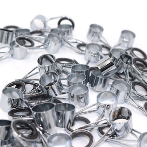 Kit d'anneaux de guidage de canne à pêche en acier inoxydable avec anneaux en céramique pour la construction de cannes à pêche en eau salée, accessoires de montage de cannes à lancer DIY - Product Image 3