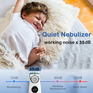 Mini nebulizzatori portatili silenziosi USB/a batteria portatile a ultrasuoni silenziosi a maglia nebulizzatore per bambini - Product Image 5