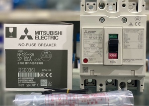 <strong>MCCB</strong> Mitsubishi Moulded Case <strong>Circuit</strong> <strong>Breaker</strong> NF125-SV HV LXV HXV 3P 100.63.40A 16.20A - Product Image 1