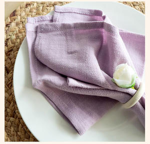 Nappe de table de restaurant personnalisée de haute qualité en coton <span class=keywords><strong>et</strong></span> lin, torchon de table, serviette de table - Product Image 3