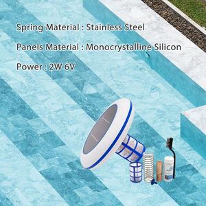Nouvelle technologie Portable solaire <span class=keywords><strong>cuivre</strong></span> <span class=keywords><strong>argent</strong></span> ion désinfection piscine <span class=keywords><strong>ioniseur</strong></span> solaire flottant purificateur d'eau - Product Image 4