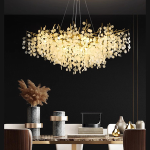 Hiện đại sang trọng handmade vàng đèn chùm pha lê cho văn phòng nhà phòng khách biệt thự hội trường nhà hàng-nhà Máy bán hàng trực tiếp - Product Image 5