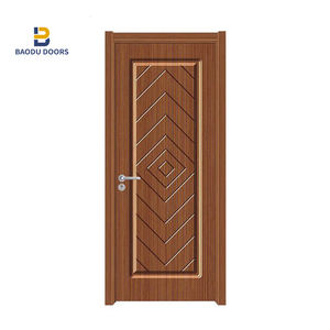 Portes BOWDEU en PVC, portes en bois pour maisons, design de <span class=keywords><strong>porte</strong></span> principale intérieure, <span class=keywords><strong>porte</strong></span> simple en MDF PVC, bois, toilettes, salle de bain - Product Image 6