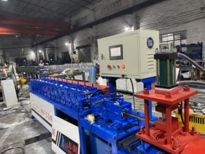 Palllet Rack Frame Bracing Rollen form linie Stahlrahmen-und Pfetten maschinen mit Kern komponenten Zahnrad-SPS-Lager - Product Image 5