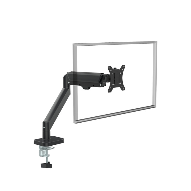 Single Monitor Arm Desk Mount Fits 17 to 32 Inch Computer Screens, Holds 4.41 to 22.05bs Display VESA Mount