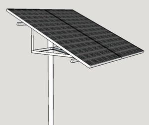 <span class=keywords><strong>Support</strong></span> de fixation de structure de poteau monté au sol pour <span class=keywords><strong>panneau</strong></span> <span class=keywords><strong>solaire</strong></span> personnalisé BRISTAR - Product Image 5