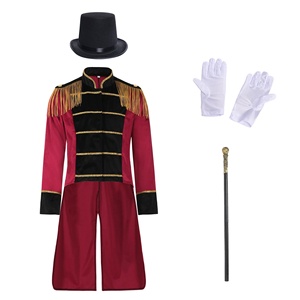 Disfraz de Halloween para Carnaval, el Gran Showman <span class=keywords><strong>P</strong></span>.T. Barnum, Disfraz de Cosplay de Hugh Jackman, Chaleco, Uniforme, Traje, Camisa, Pantalones para Hombre - Product Image 4