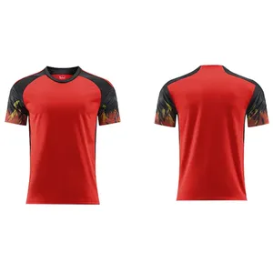 Top Qualität Vintage Sublimationsdruck kostenloses Design Logo amerikanischer Stil Fußballkleidung Fußballtrikot individuelles Logo-Design Großhandel