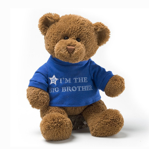 Orsacchiotto Marrone Personalizzato a Tema Principiante con T-shirt Ricamata, Giocattolo in Peluche <span class=keywords><strong>per</strong></span> <span class=keywords><strong>Neonati</strong></span>, Regalo Promozionale - Product Image 2