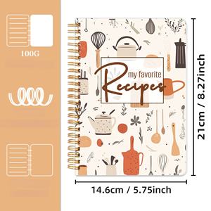 Carnet <span class=keywords><strong>de</strong></span> planification <span class=keywords><strong>de</strong></span> repas et <span class=keywords><strong>de</strong></span> <span class=keywords><strong>recettes</strong></span> DIY 2026 Myway avec couverture en PP spirale <span class=keywords><strong>pour</strong></span> les passionnés <span class=keywords><strong>de</strong></span> <span class=keywords><strong>cuisine</strong></span> - Product Image 2