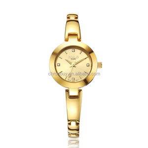 Elegance <span class=keywords><strong>Time</strong></span> Bracelet en diamant pour femme Montre à quartz Cristal de saphir Fermoir à crochet en acier inoxydable 30M Cadeau à la mode étanche