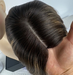 Proveedor <span class=keywords><strong>de</strong></span> Extensiones <span class=keywords><strong>de</strong></span> <span class=keywords><strong>Cabello</strong></span> Humano Virgen Europeo con Reflejos Marrones Balayage, Ondulado, Kosher, con Base <span class=keywords><strong>de</strong></span> Seda 8x8, Cierre Derecho - Product Image 3