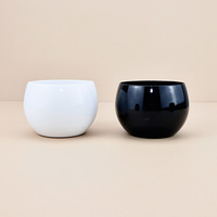 Mini pot de fleurs en plastique de style nordique, épaissi, imitation céramique, rond, pour plantes succulentes, décoration intérieure, maison, bureau, bureau