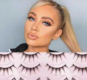 Pestañas Postizas para Cosplay de Influencers de Instagram Europeos y Americanos, Naturalmente Gruesas y Agrupadas, Estilo Chica Linda - Product Image 4