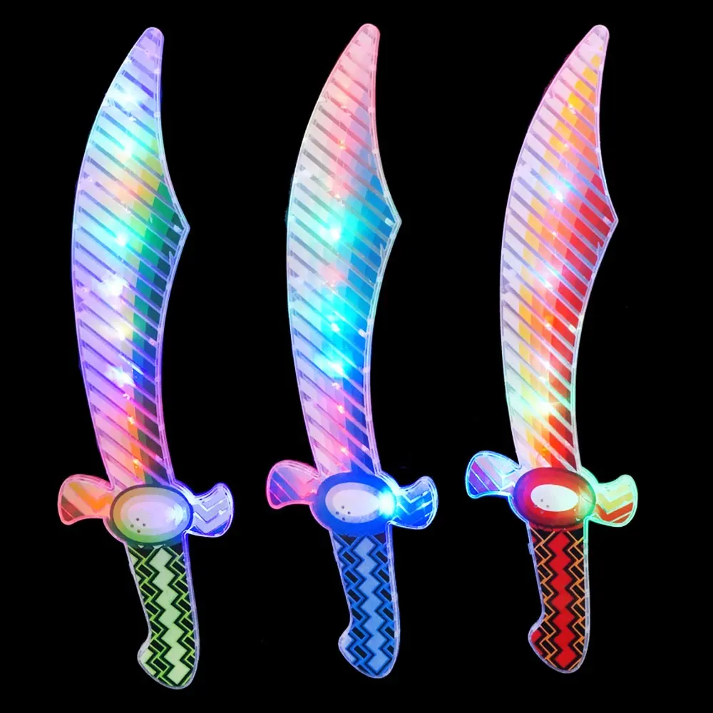 Promotional Led Light Up Toy Light up pirateSaber Pixel sword for kids