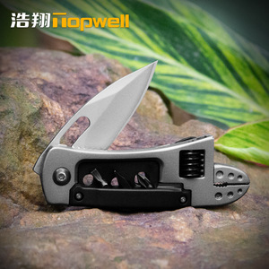 Multi Functional Folding Knife Stainless Steel 5.5 In Outdoor <b>Camping</b> EDC Tool - Product Image 3