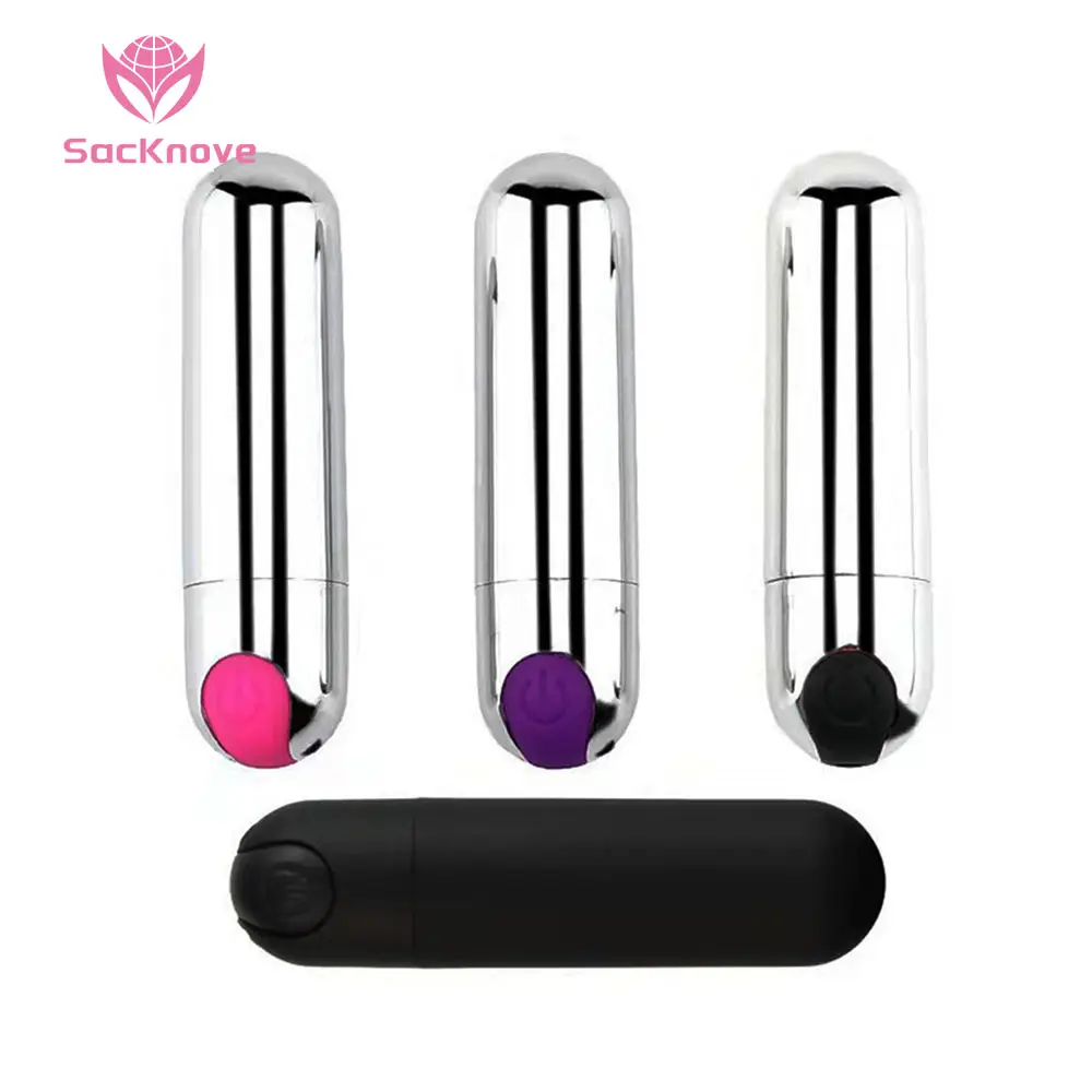 SacKnove USB Charge Mini Vibrator 10 Speed Personal Clitoral Stimulator Vaginal Sex Toy Women Vibrating Bullet For Couples