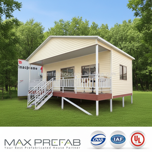 KH0708 hecho <span class=keywords><strong>en</strong></span> China lujoso panel sándwich EPS de 50mm 0.376mm Ppgi Kit Homes Florida - Product Image 1