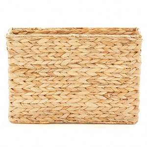 スカラップバスケットウォールフルーツジュート13 X収納キューブウィッカー分割服ハンパーラタンバスケットベビーギフトハンパーメール - Product Image 2